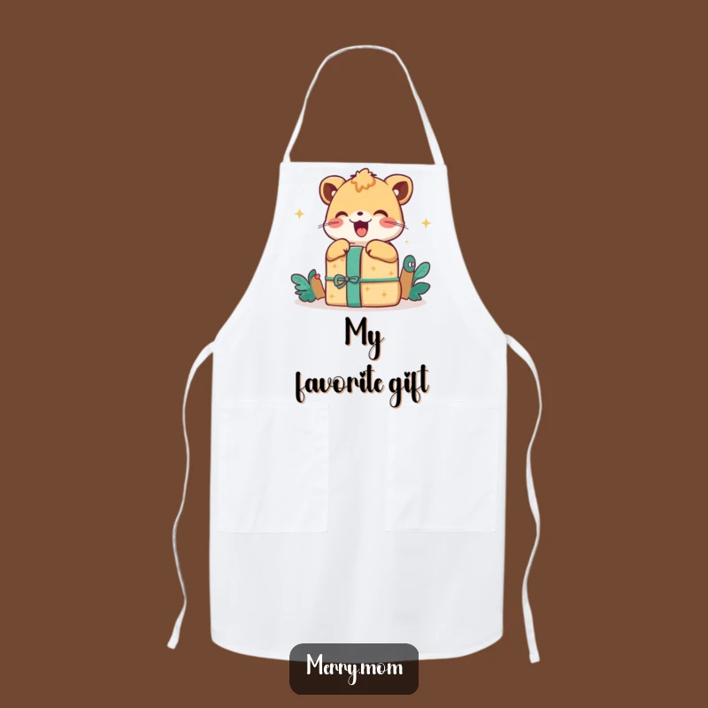 Happy Animal Gift Apron: Exciting Unwrap, Humorous Kitchen Gift