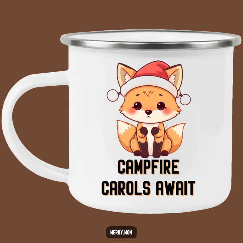 Funny Santa Fox Camping Mug: Hilarious Holiday Outdoor Mug