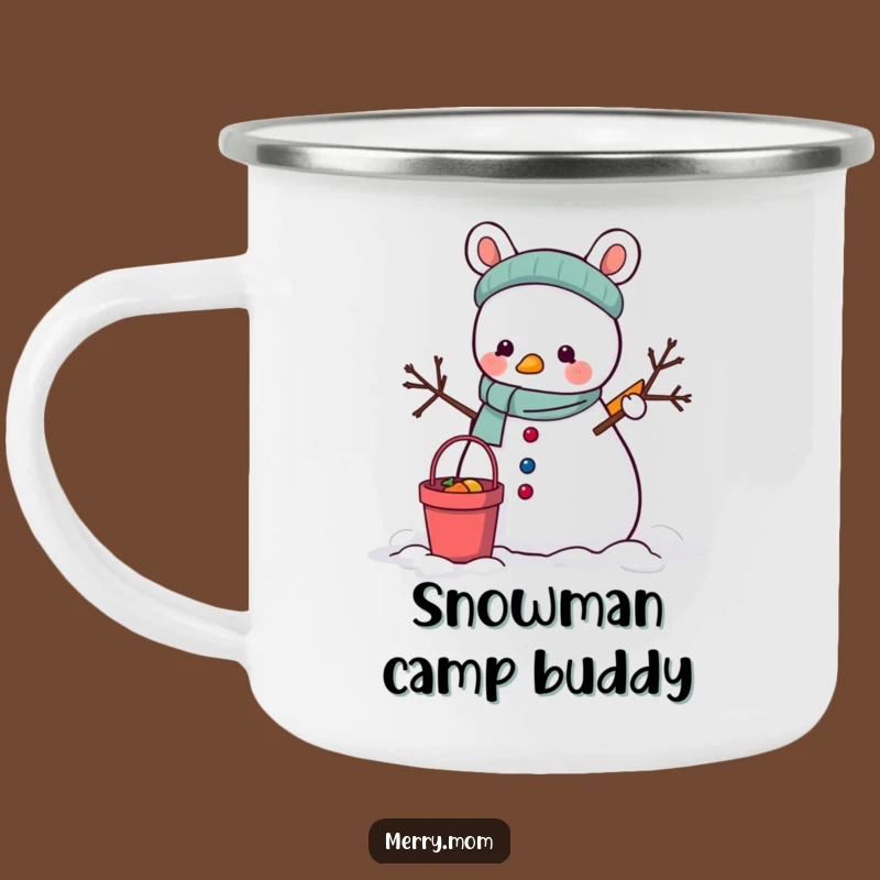 Funny Animal Snowman Camping Mug: Winter Creator Cup, Great Funny Gift Outdoors
