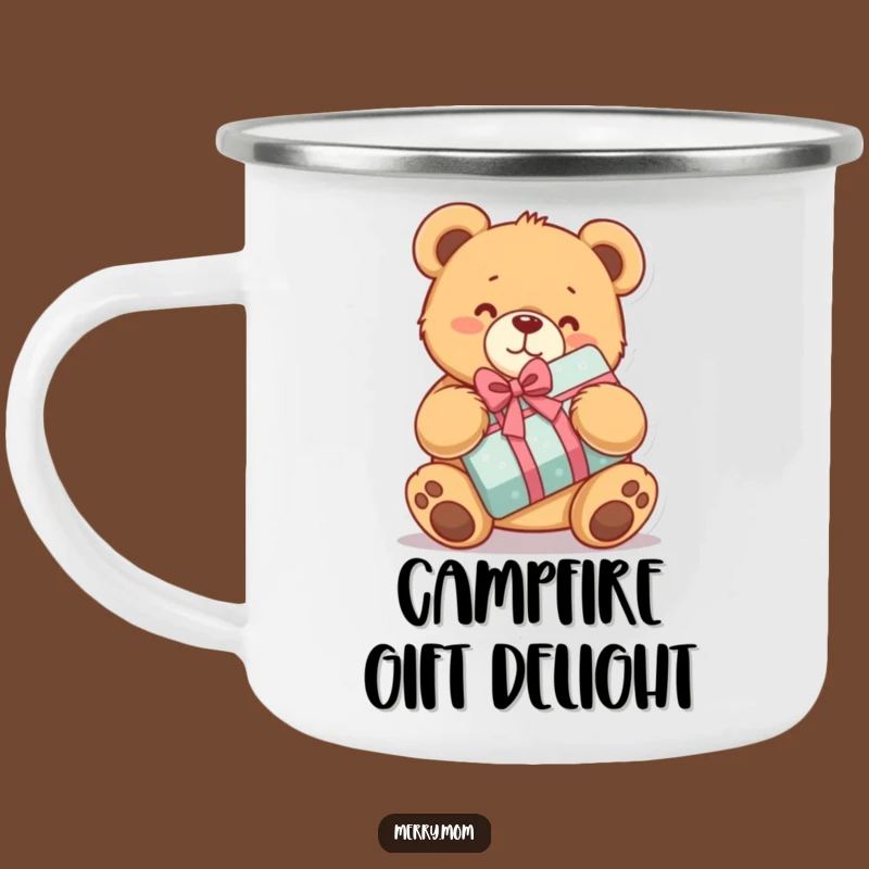 Funny Teddy Bear Camping Mug: Adventure with This Delightful Hugger!