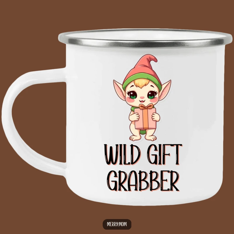 Funny Elf Animal Camping Mug: Happy Gift Holder, Outdoor Fun, Funny Gift!