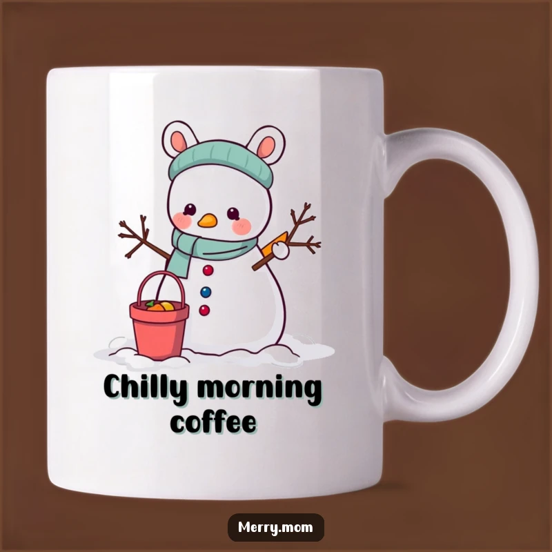 Funny Animal Snowman Mug: Winter Fun Creator Gift, Perfect Funny Mug for Cold Days