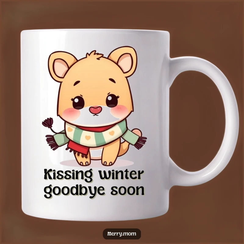 Funny Festive Animal Kiss Mug: Adorable Pet Blowing Kiss Gift for Animal Lovers