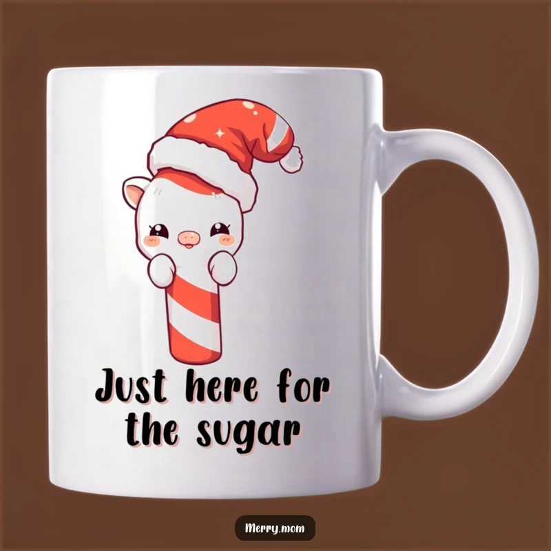 Funny Santa Creature Candy Cane Mug: A Hilarious Christmas Gift for Him or Her
