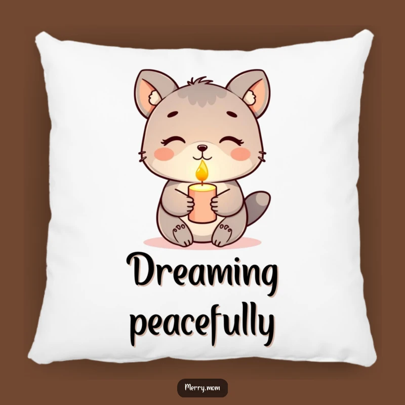 Comfy Funny Animal Pillow - Peaceful Glow for Relaxing Dreams