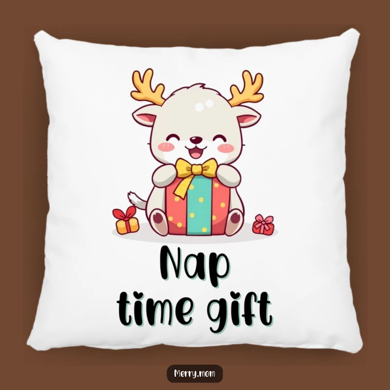 Funny Festive Creature Pillow: Cozy Holiday Gift Theme, Great Funny Gift