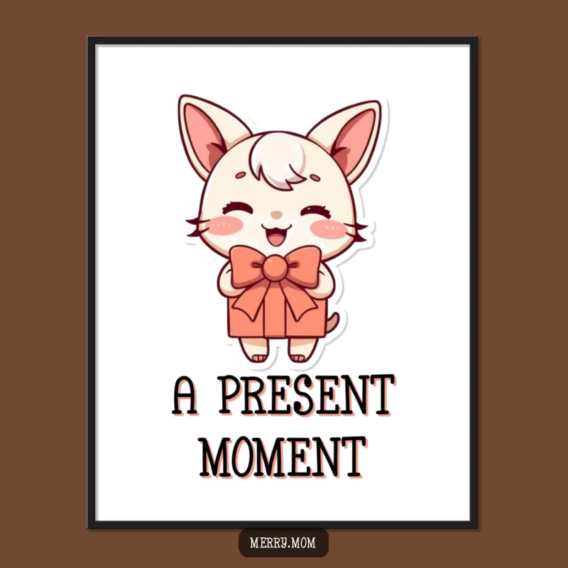 Funny Present Digital Art, Instant Joyful Decor for Your Walls
