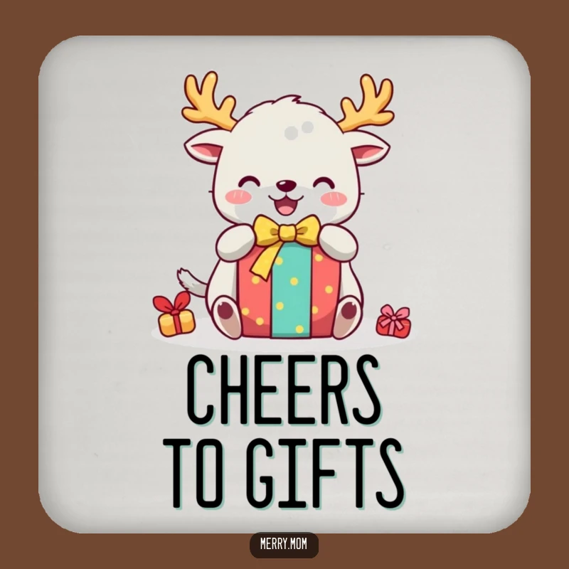 Funny Festive Creature Coaster: Holiday Gift Protection, Perfect Funny Gift