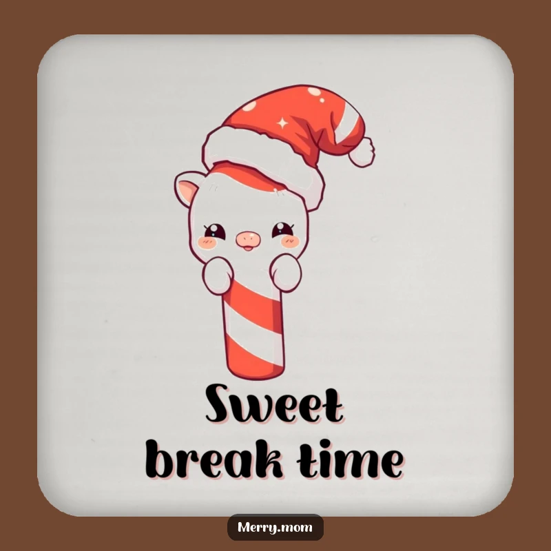 Funny Creature Coaster: Festive Santa Hat Protection, Ideal Christmas Funny Gift