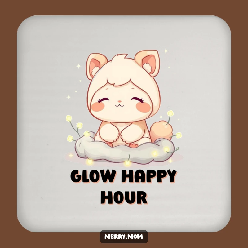 Funny Cozy Creature Coaster: Fairy Lights Protection, Perfect Funny Gift
