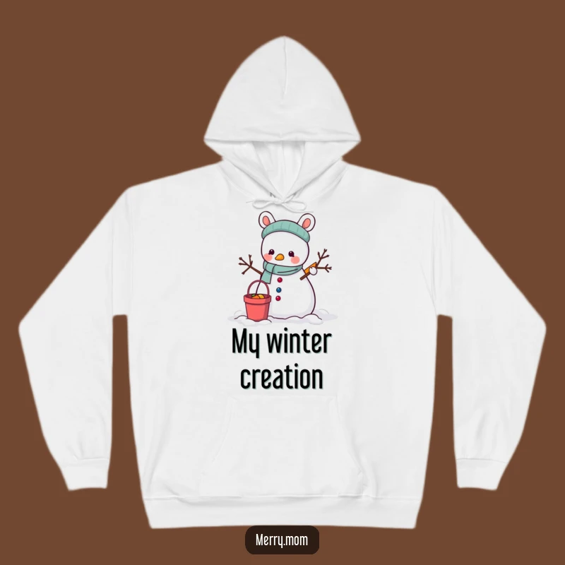 Funny Animal Snowman Hoodie: Warm Winter Creator Sweatshirt, Perfect Funny Gift