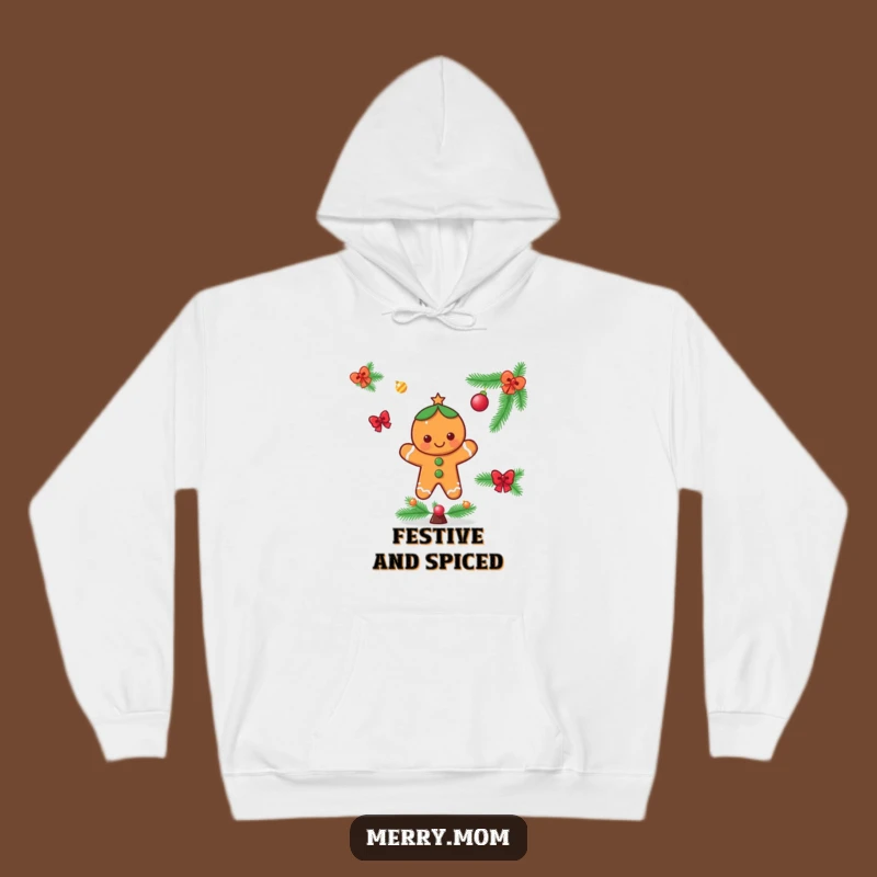 Funny Gingerbread Man Hoodie - Cozy Up with Holiday Cheer!