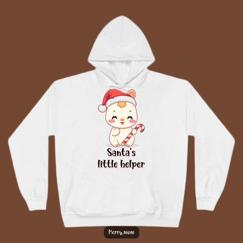 Funny Santa Animal Hoodie: Cozy Cheerful Candy Cane Sweatshirt, Perfect Funny Gift