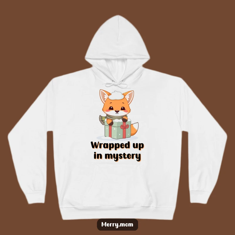 Funny Fox Scarf Hoodie: Cozy Winter Comfort with Playful Charm