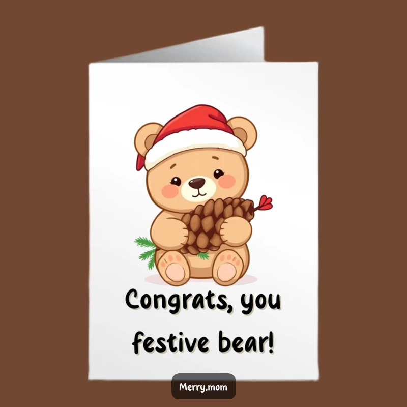 Free Printable Bear Hug Congrats Card - Sweet & Funny Downloadable