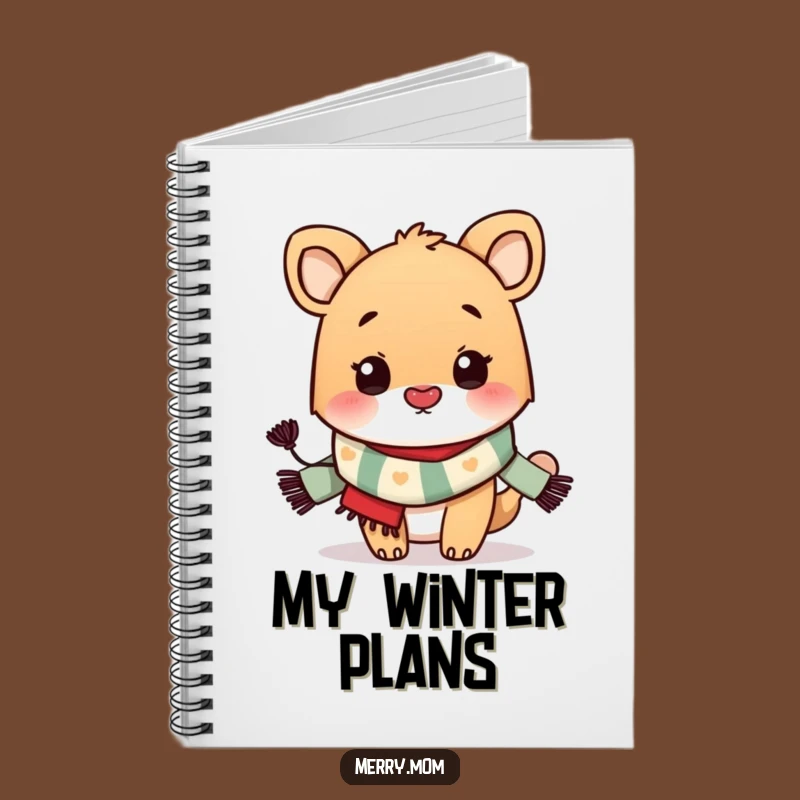 Funny Animal Kiss Notebook: Festive Scarf Journal, Ideal Funny Gift for Writers