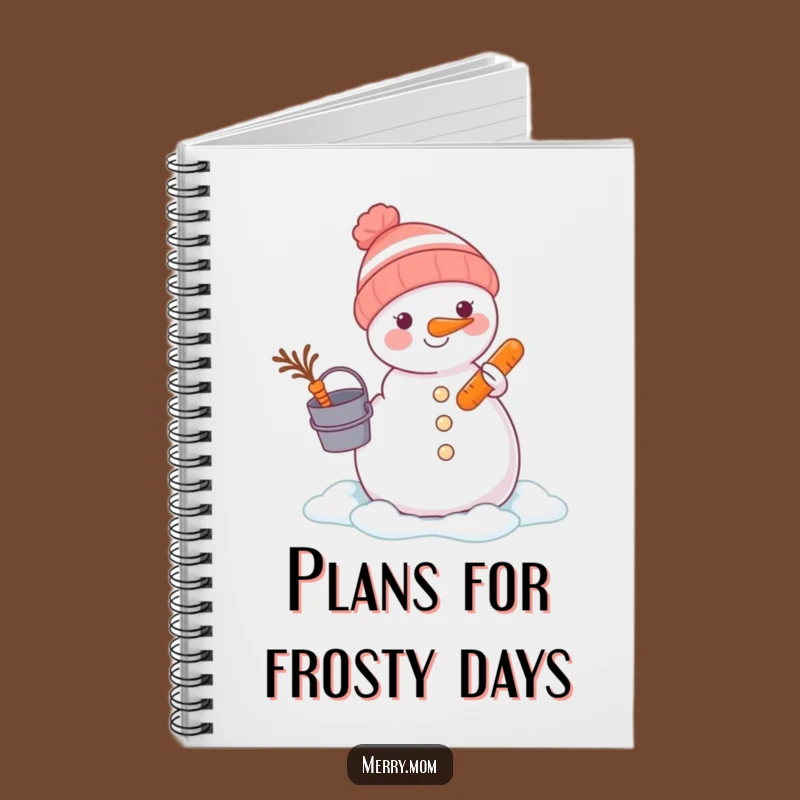 Funny Animal Snowman Builder Notebook - Jot Down Your Winter Ideas