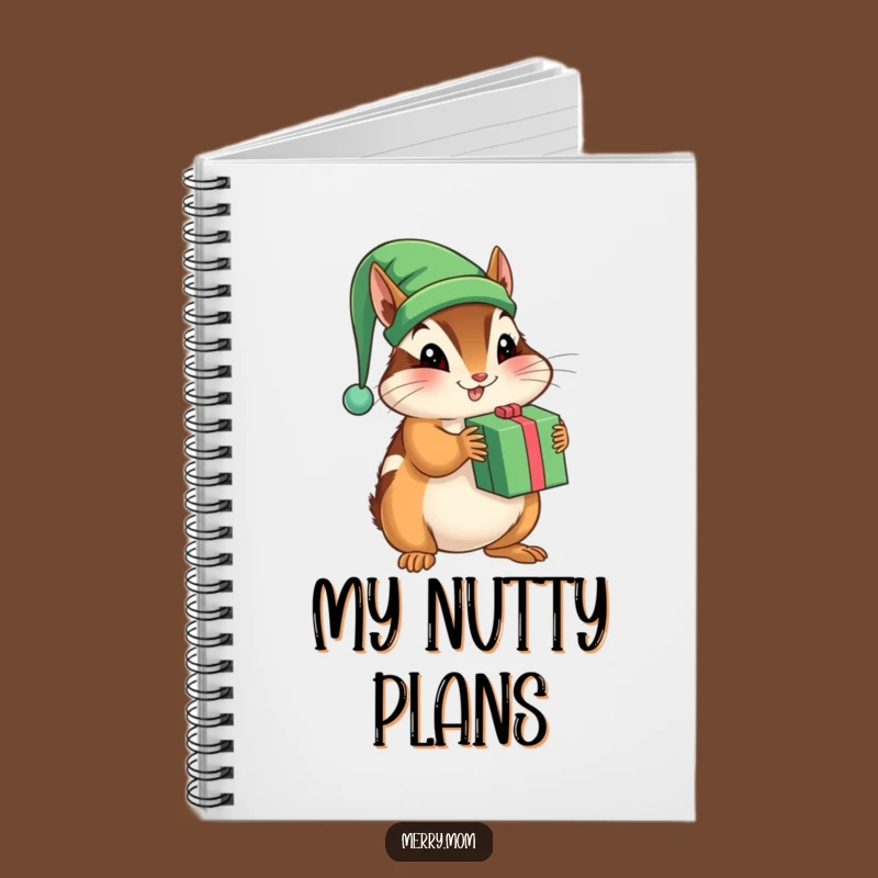 Funny Chipmunk Elf Notebook - Jot Down Playful Ideas