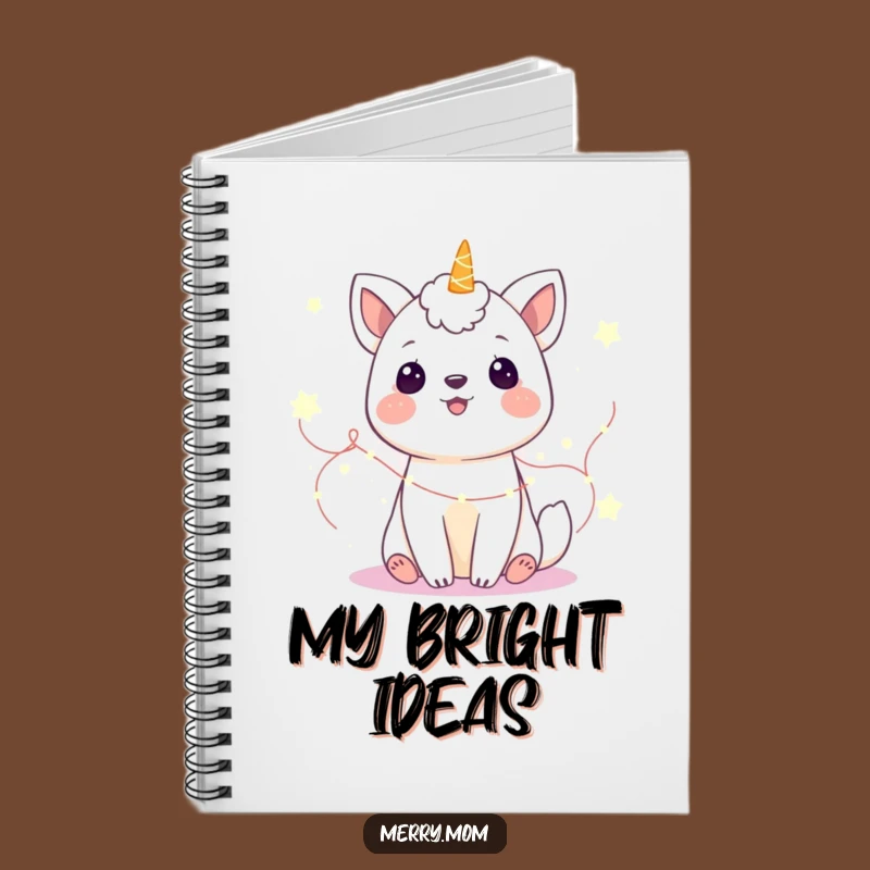 Funny Gleeful Animal Fairy Lights Notebook: Magical Journal, Enchanting Funny Gift
