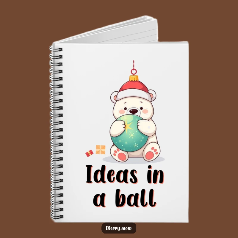 Funny Kawaii Polar Bear Notebook: Holiday Hugs for Your Notes