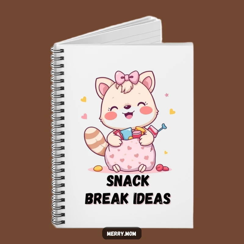 Funny Happy Animal Notebook - Treat Bag Journal Gift