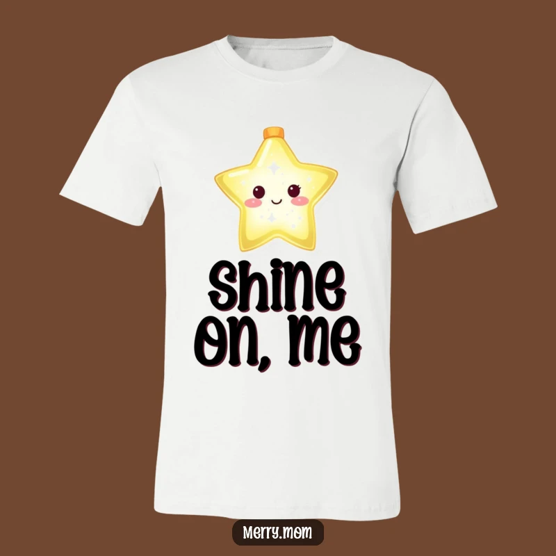 Funny Christmas Star T-Shirt, Wear Your Inner Radiance Proudly